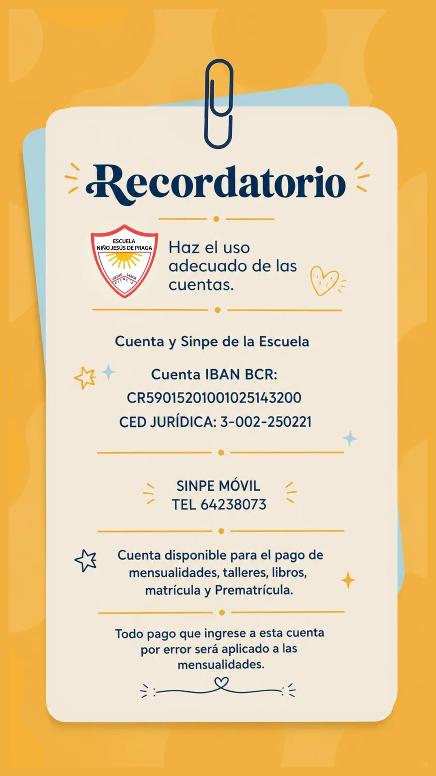 Información histórica de formas de pago 1